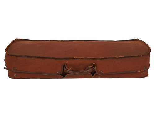 English Leather Violin Case: Buyer's Premium is 25% on Abell.com Buyer's Premium is 28% on Liveauctioneers.com W.E. HILL AND SONS, LONDON, 6 x 31 x 12 in.