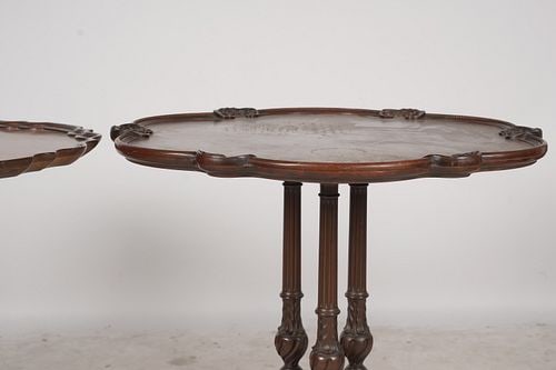 Two Assorted Pie Crust Tables - 2