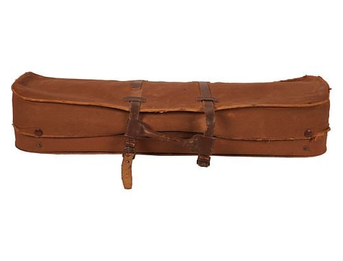 Antique English Carved Oak Violin Case: Buyer's Premium is 25% on Abell.com Buyer's Premium is 28% on Liveauctioneers.com W.E. HILL AND SONS, LONDON, 6 x 30 1/2 x 12 in.