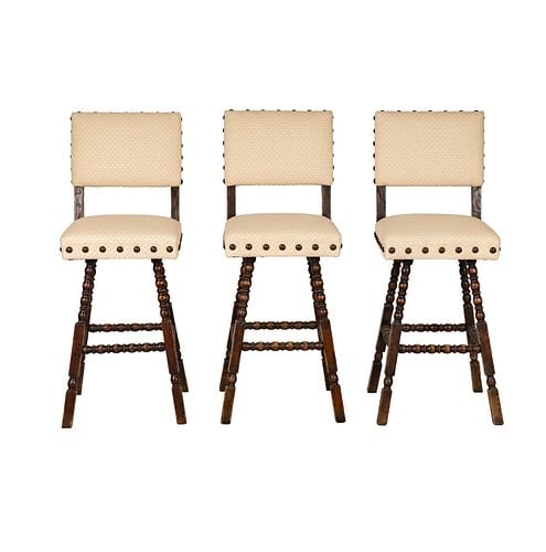 A Set of Jacobean style Barstools (1 of 10)