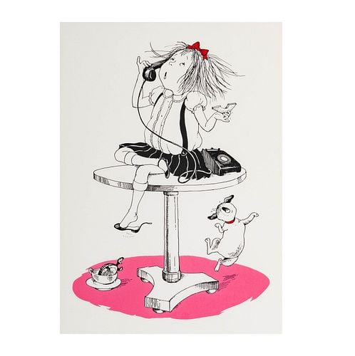 Hilary Knight, Eloise at the Plaza Hotel: Buyer's Premium is 25% on Abell.com Buyer's Premium is 28% on Liveauctioneers.com 1990, numbered print, signed lower right, editioned 137/250 lower left, image: 17 x 12 in., frame: 27 x 23 in.
