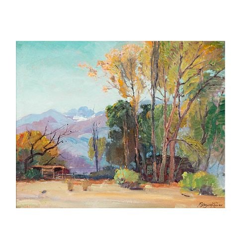 F Grayson Sayer, (1879-1939); Old Ranch Near Bishop, CA (1 of 9)