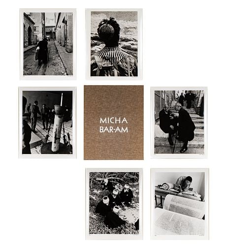 Micha Bar-Am (b. 1930), "Micha Bar-Am" Portfolio: Buyer's Premium is 25% on Abell.com Buyer's Premium is 28% on Liveauctioneers.com silver gelatin prints, each signed and numbered, box: 21 1/2 x 17 1/4 in.