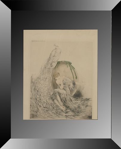 Louis Icart, "Peacock" (1 of 8)