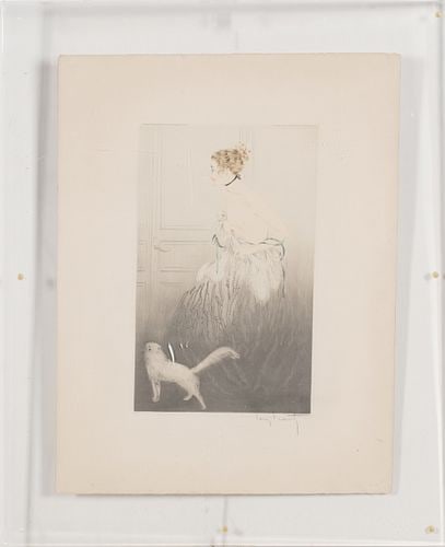 Louis Icart, "Do Not Enter" (1 of 6)