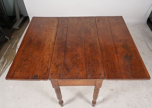 Antique Drop Leaf Table - 9