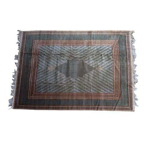 Qum Carpet, 7' x 10': Buyer's Premium is 25% on Abell.com Buyer's Premium is 28% on Liveauctioneers.com beige field, 7' x 10'
