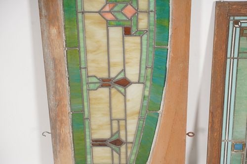 Two Assorted Stained Glass Panels - 5