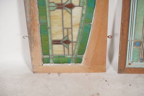Two Assorted Stained Glass Panels - 6