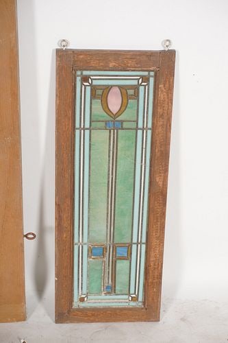 Two Assorted Stained Glass Panels - 7