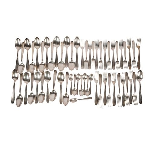 Assembled Set of Russian .84 Silver Flatware (1 of 9)