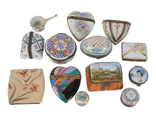Collection of Limoges Porcelain Boxes (1 of 10)