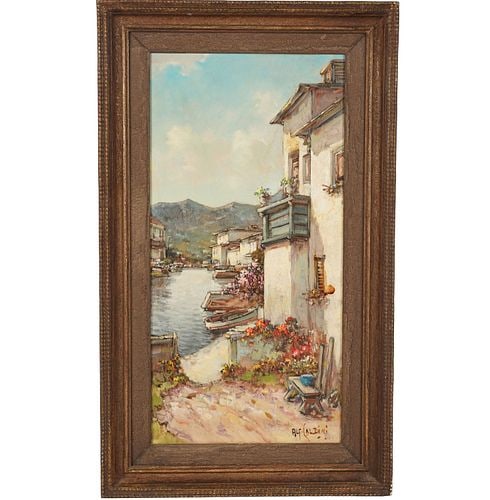 Alfredo Caldini, Italian, b. 1917, Mediterranean Vista (1 of 7)