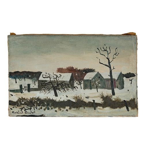 Roland Oudot (FRENCH, 1897-1981): Winter Landscape (1 of 7)