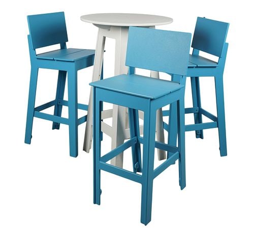 Loll Designs Adirondack-Style High Table and Three Stools (1 of 11)