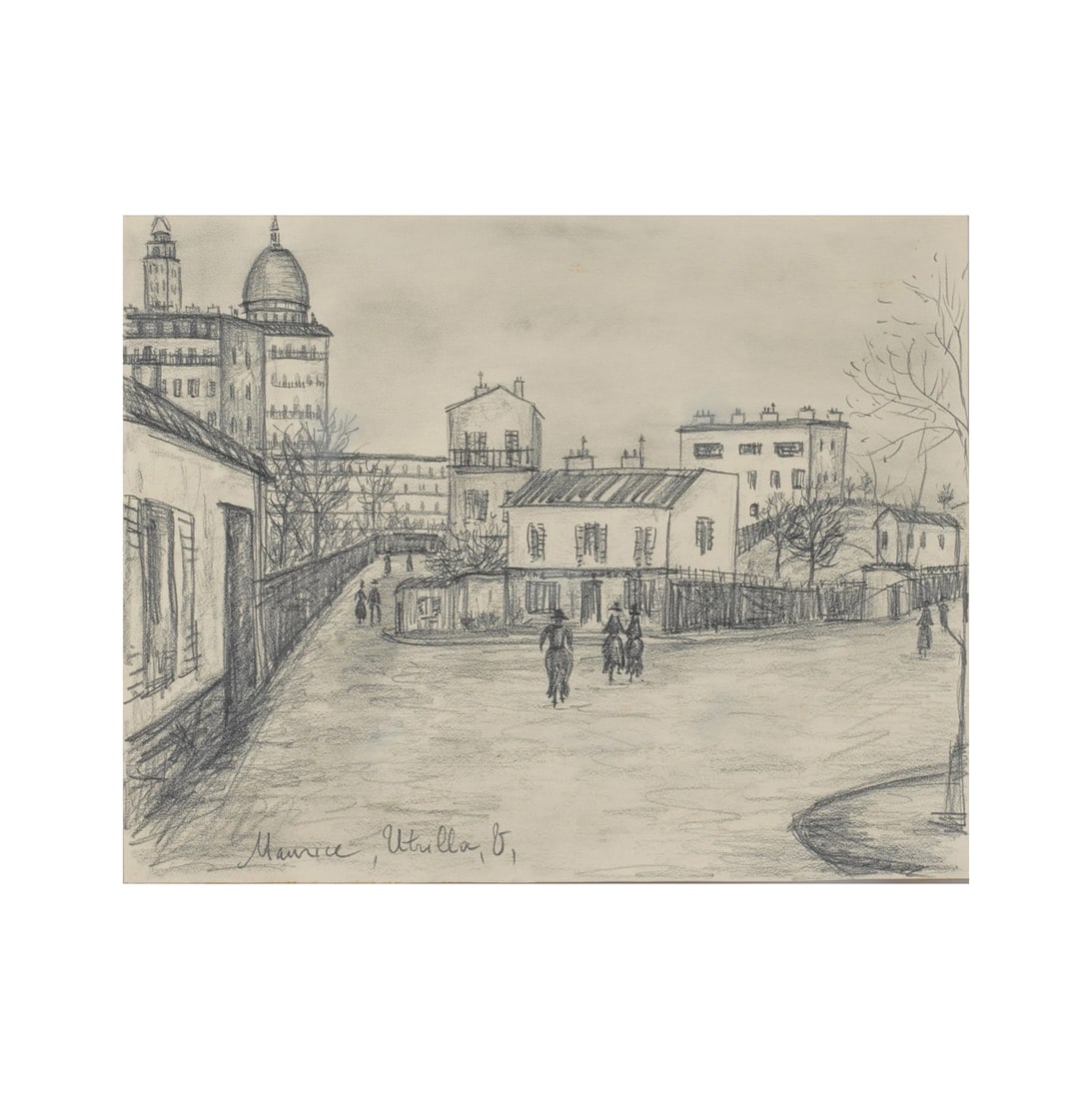 After Maurice Utrillo, French 1883-1955, Village Scene (1 of 12)
