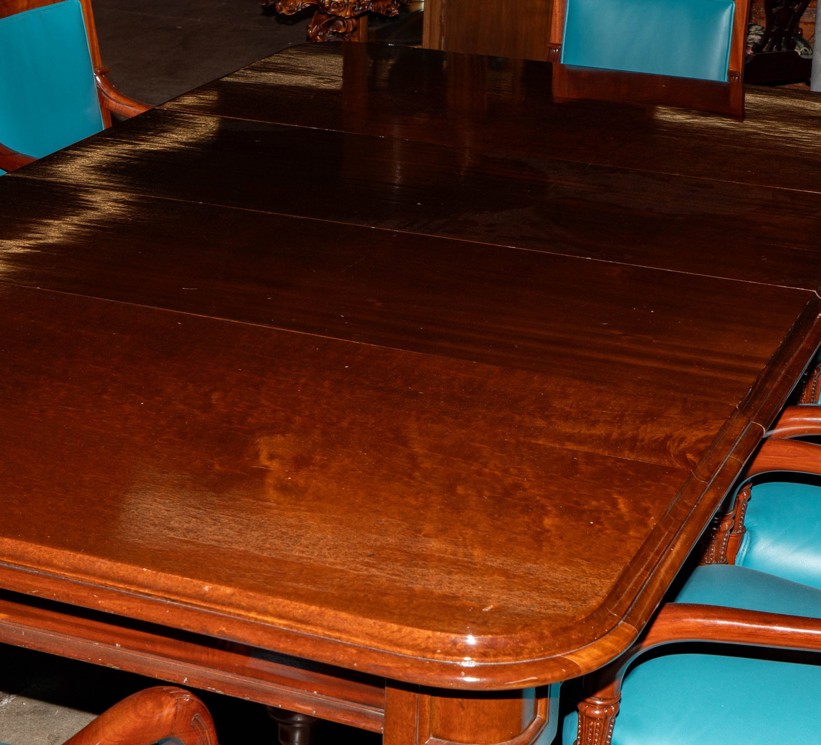A Dining Table and a Set of Ten Empire-Style Dining Chairs - 9