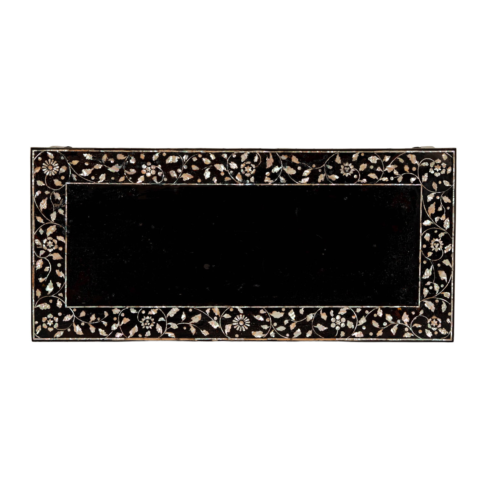 A Korean Lacquer Inlaid Low Table - 2