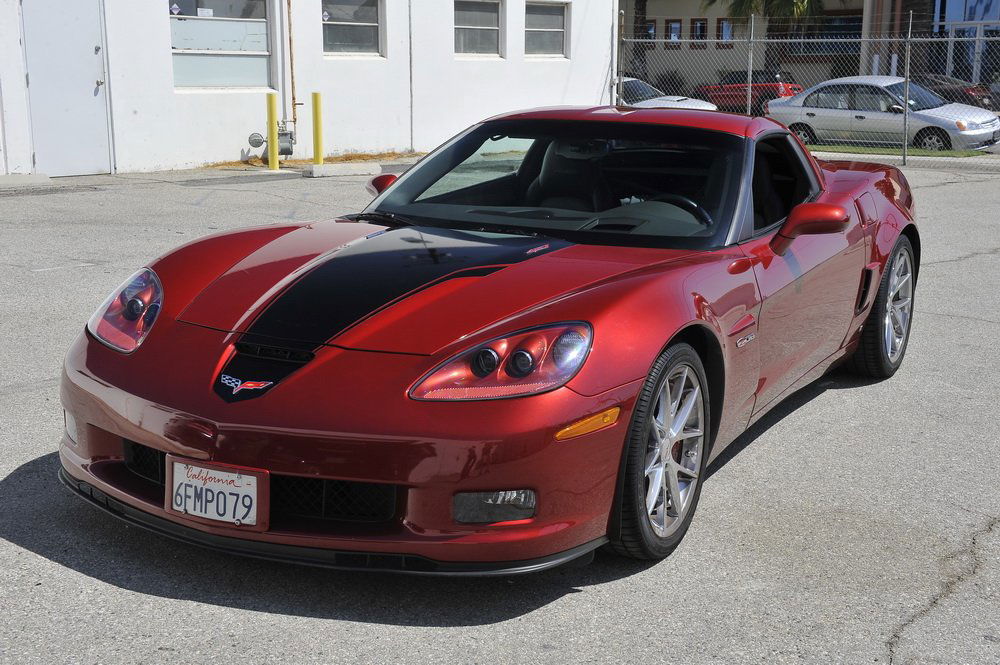 2008 CORVETTE Z06: 427 Crystal Red Limited Edition; ebony & dark titanium interior 7.0 Liter 505 HP Engine 6 Speed Manual Transmission VIN # 1G1YY26E385129691; license number 6FMP079