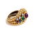 DAVID WEBB: 18 KARAT GOLD & PRECIOUS STONE RING