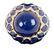 DAVID WEBB: 18 KARAT GOLD, LAPIS LAZULI, & BLUE ENAMEL