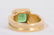 TIFFANY & CO. 18 KARAT GOLD, TSAVORITE & DIAMOND RING - 2