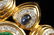 DAVID WEBB: 18K, EMERALD, RUBY, SAPPHIRE, & DIAMOND PIN - 4