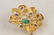DAVID WEBB: 18K, EMERALD, RUBY, SAPPHIRE, & DIAMOND PIN - 6