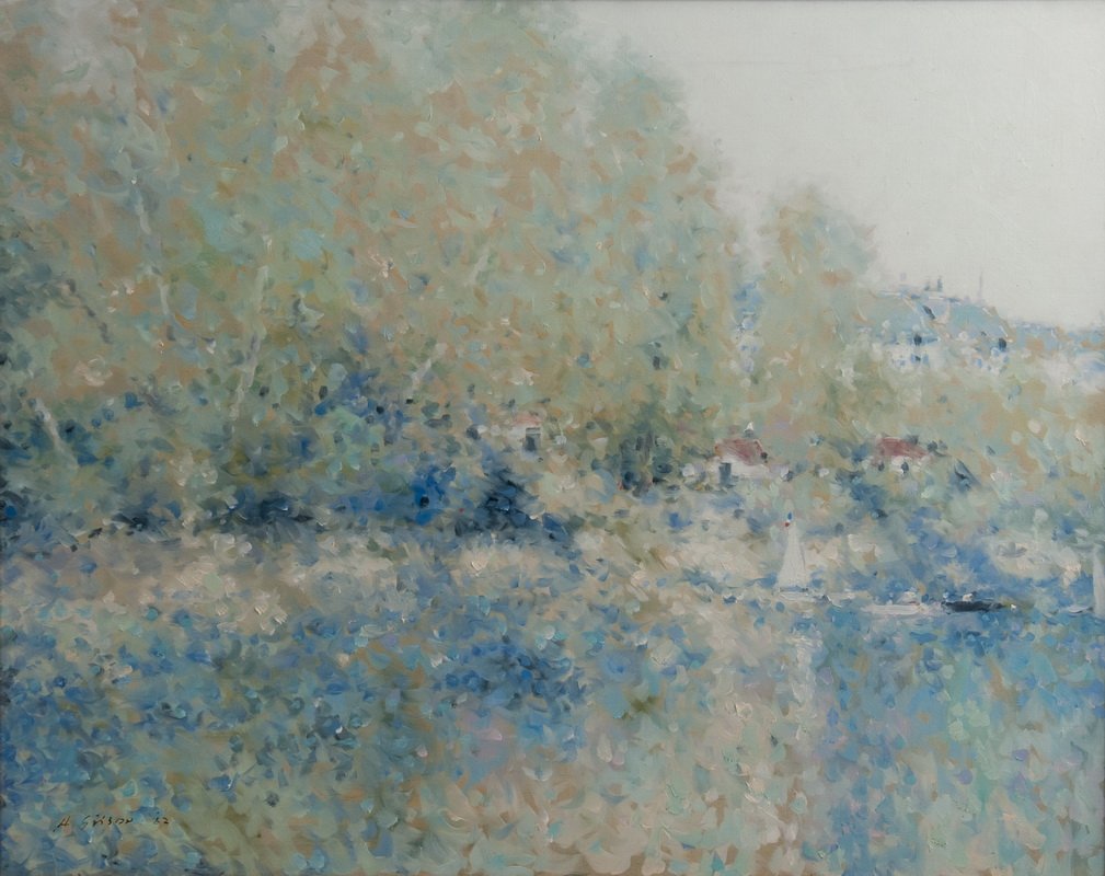 ANDRE GISSON: "SPRING LANDSCAPE" (1 of 3)