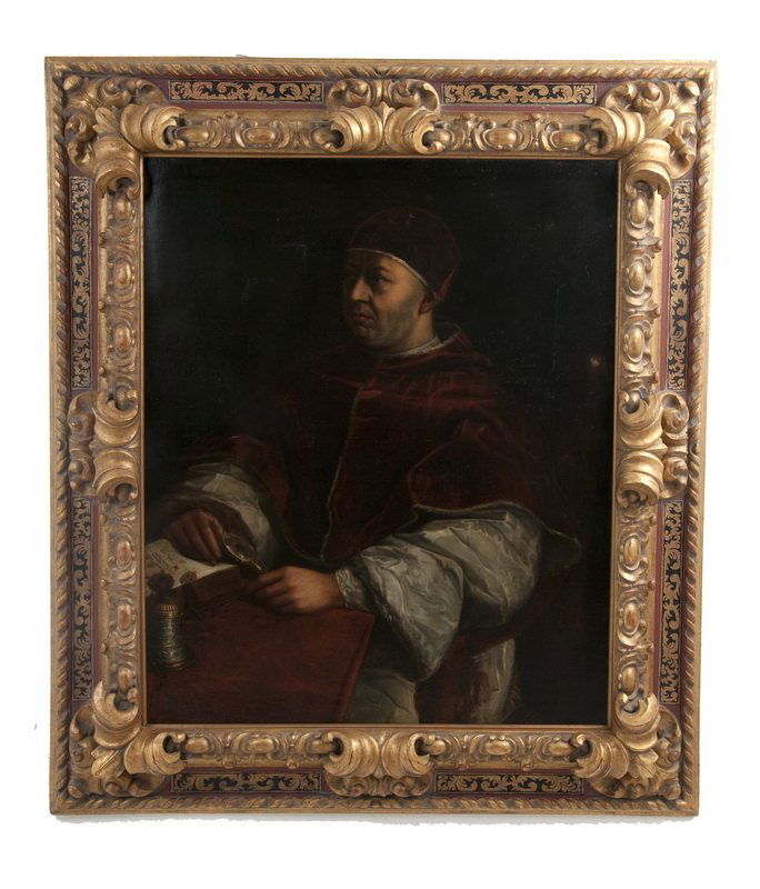 AFTER RAPHAEL: "PORTRAIT OF POPE LEO X" (1 of 2)