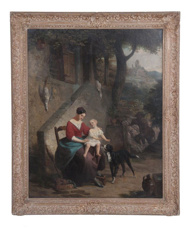 FLORENT WILLEMS: "PORTRAIT OF MOTHER & CHILD" (1 of 7)