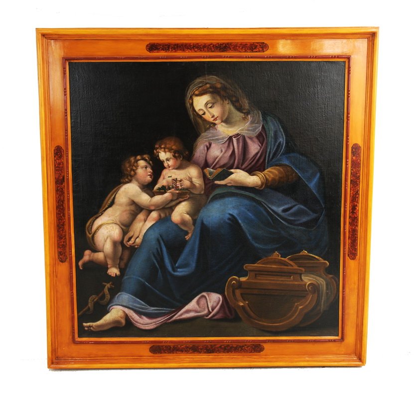 VIRGIN MARY WITH THE INFANT CHRIST & JOHN THE BAPTIST (1 of 1)