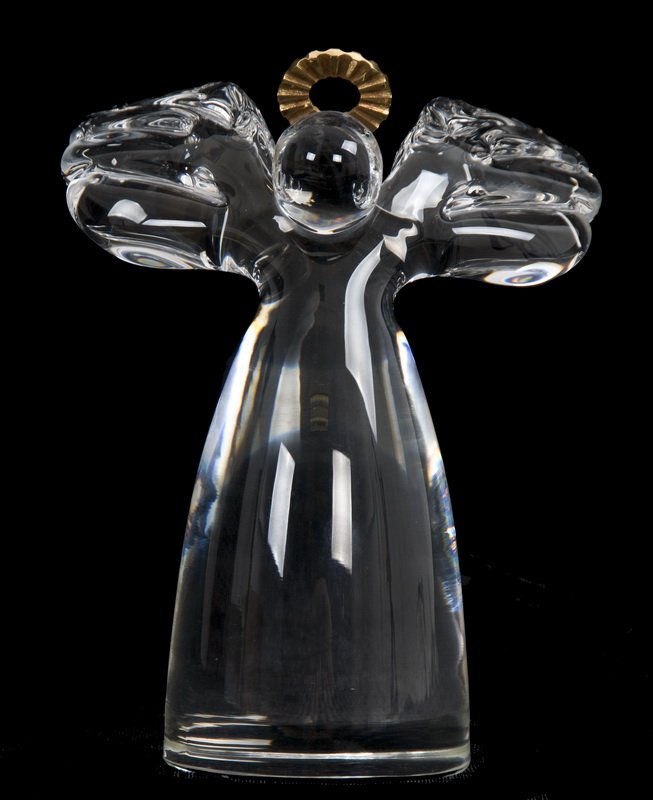 STEUBEN 18K GOLD & CRYSTAL ANGEL (1 of 4)