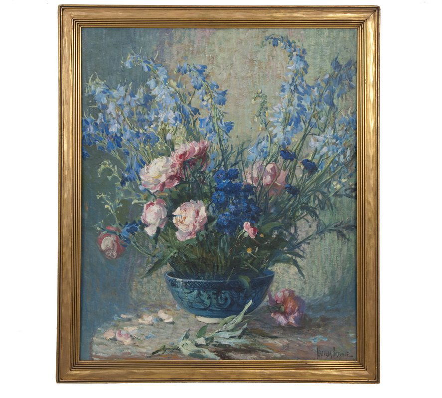 MATILDA (VAN WYCK) BROWNE: "FLORAL STILL LIFE" (1 of 1)