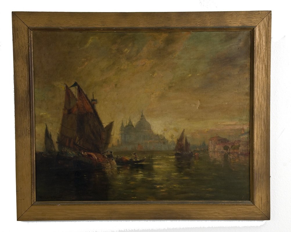 WALTER FRANKLIN LANSIL: "CLOSE OF DAY VENICE" (1 of 5)