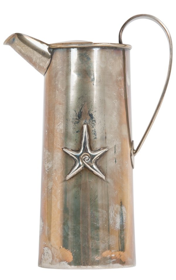 WILLIAM SPRATLING: STERLING SILVER PITCHER: From the Estate of Millard Sheets 20 troy ounces 9 1/2 inches high