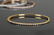 THREE 18 KARAT GOLD & DIAMOND BANGLE BRACELETS - 3