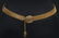 CHANEL: GILT METAL CHAIN BELT