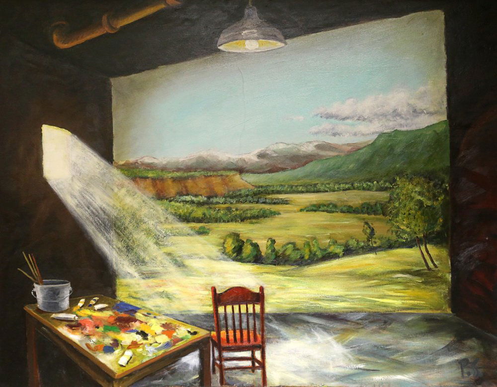 PAUL SIERRA: "UNTITLED (ARTIST'S STUDIO AND WINDOW)" (1 of 7)