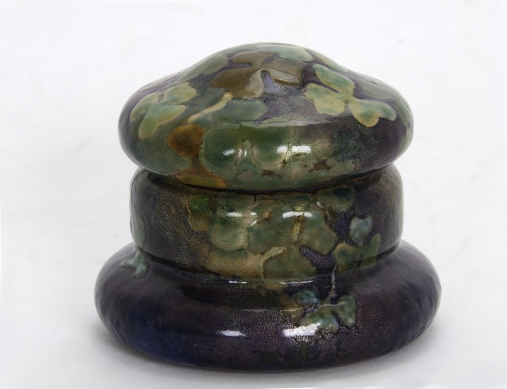 TIFFANY STUDIOS ENAMEL COPPER BOX (1 of 5)