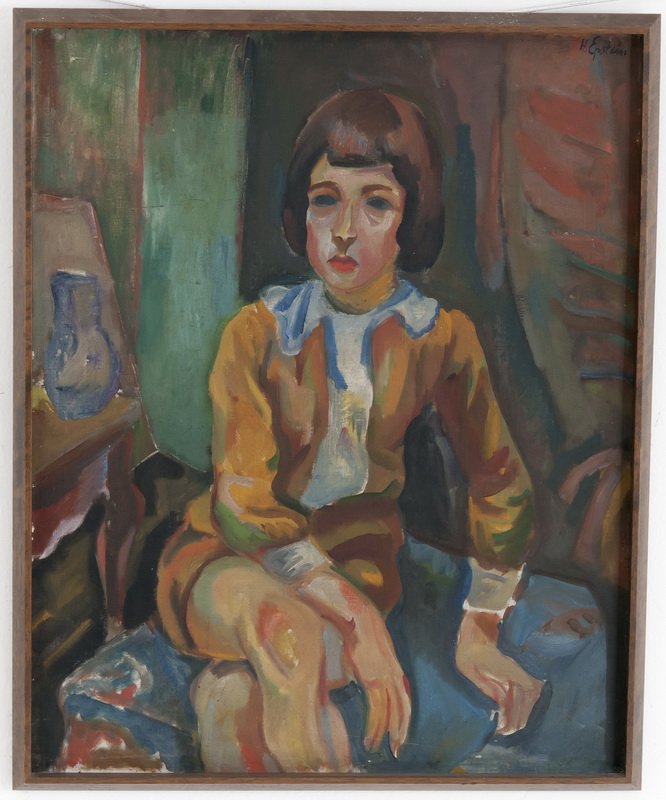 HENRI EPSTEIN: "PORTRAIT OF GUDRUN LENDROP-GRELL" (1 of 8)