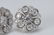 PAIR OF PLATINUM & DIAMOND STUD EARRINGS - 5