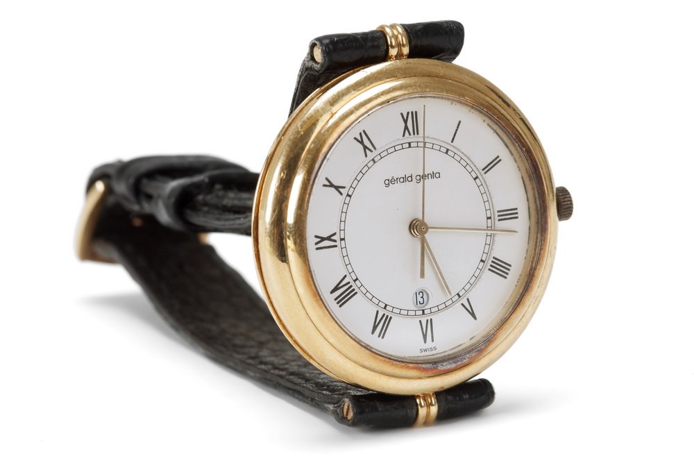 GERALD GENTA 18 KARAT GOLD WATCH (1 of 10)