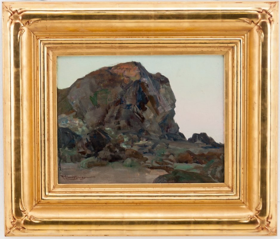 FRANK TENNEY JOHNSON:  "MOUNTAIN LANDSCAPE" (1 of 7)