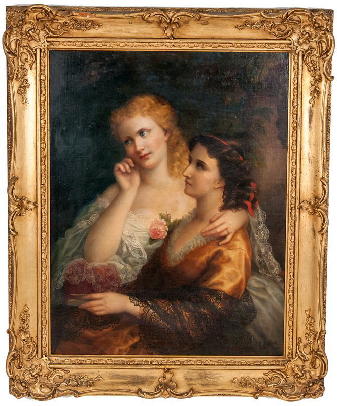 ALBERTO BRENTANO: "PORTRAIT OF TWO WOMEN" (1 of 10)
