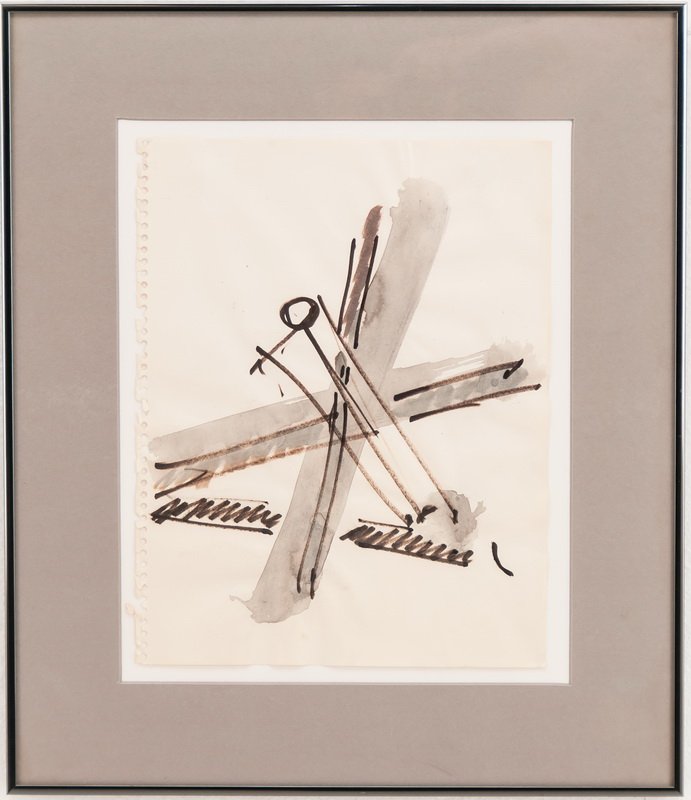 MARK DI SUVERO: "UNTITLED STUDY, 1977" (1 of 8)