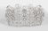 18 KARAT WHITE GOLD & DIAMOND BRACELET