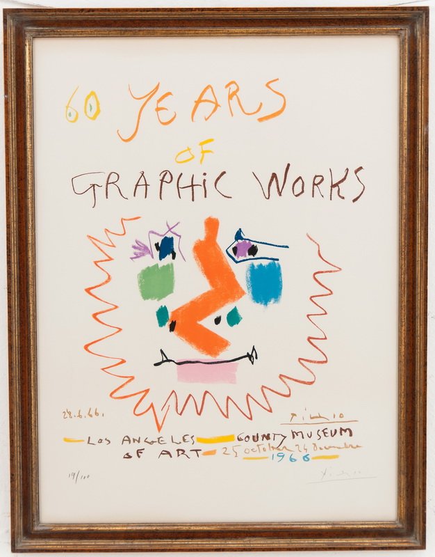 PABLO PICASSO: "60 YEARS OF GRAPHIC WORKS" (1 of 6)