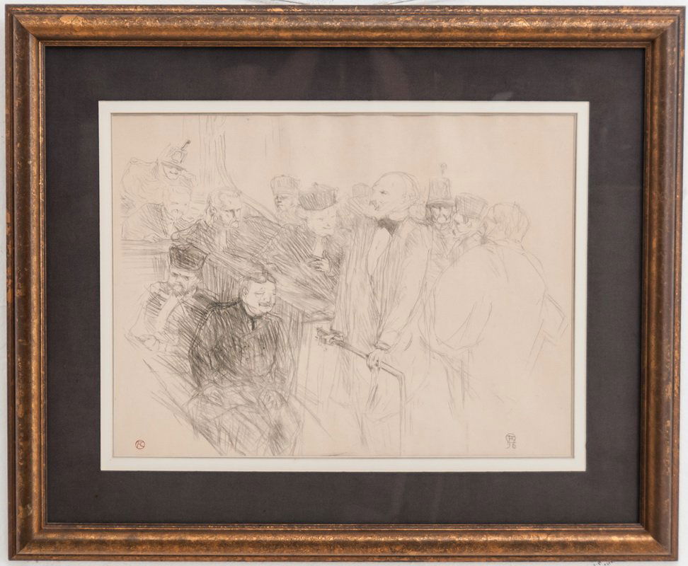 HENRI DE TOULOUSE-LAUTREC: "PROCES ARTON, DEPOSITION (1 of 9)