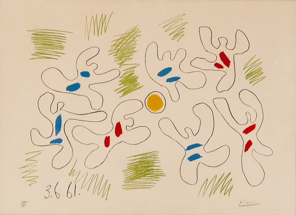 PABLO PICASSO: "FOOTBALL" (1 of 10)